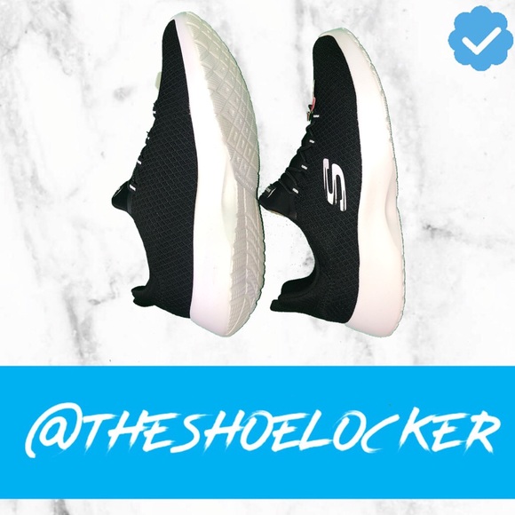 NEW Skechers DYNAMIGHT Black/White - Picture 7 of 8